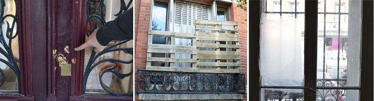 Coups de masse, fenêtre barricadée et vitre pété