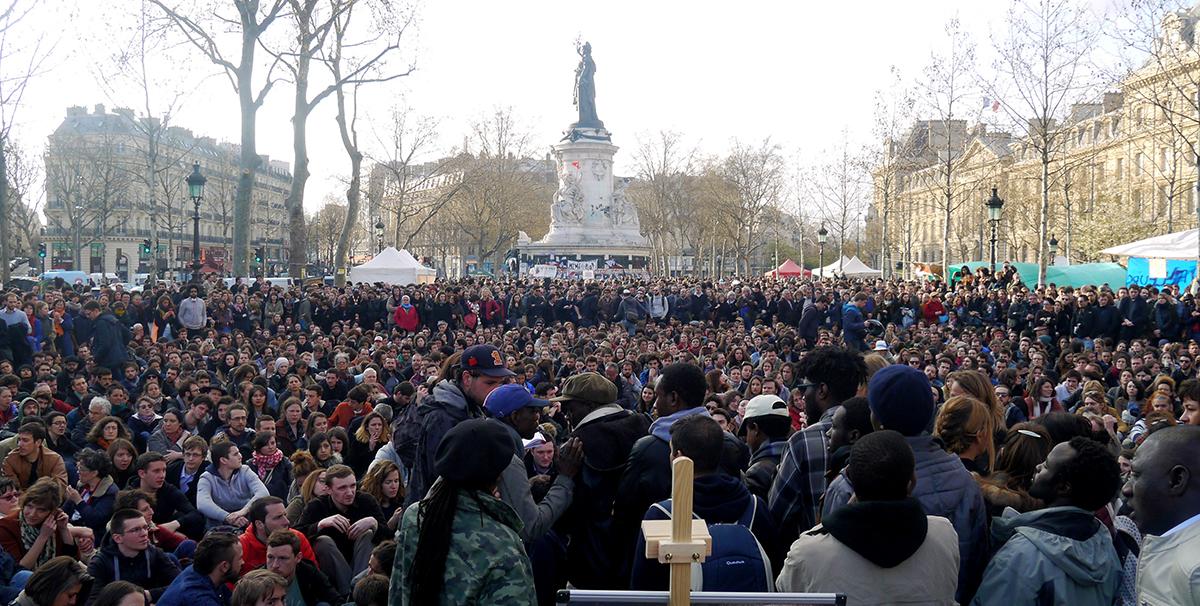 Les réfugiés de Stalingrad rejoignent la Nuit Debout