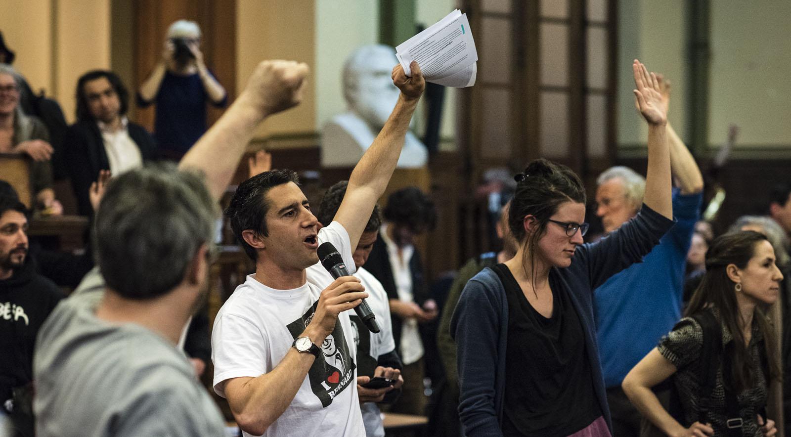 Dans le brouhaha, Ruffin et Fakir tentent de donner un second souffle à Nuit Debout