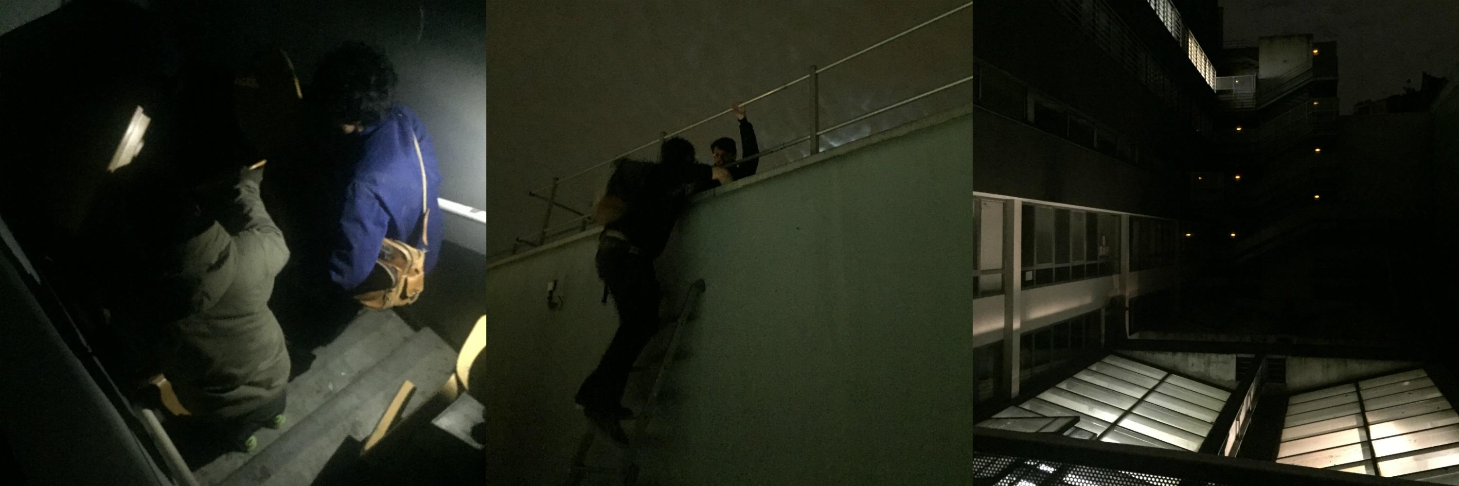 L'ouverture du lycée Jean Jaurès dans la nuit du 22 avri