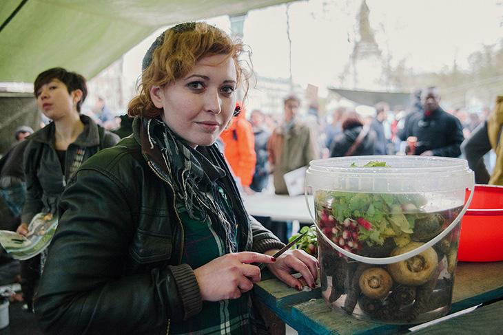 Un aquarium de radis.