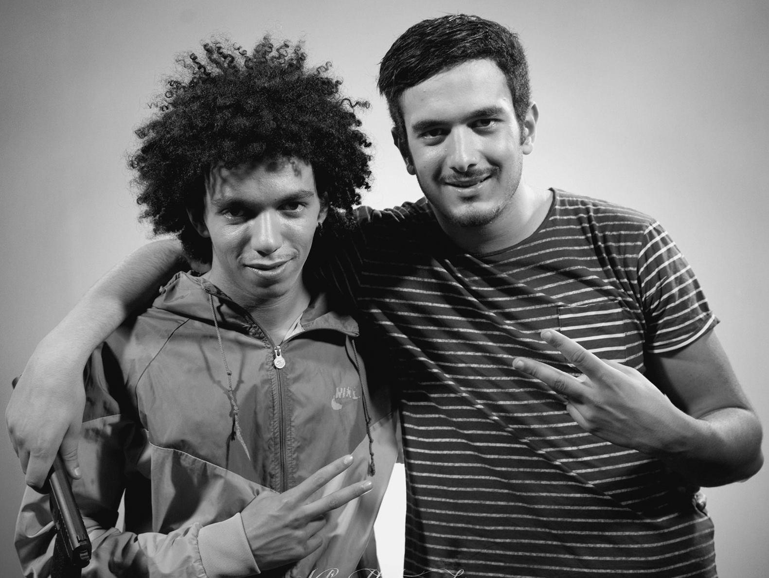 Karim et Nordine, les deux acteurs des Dégun