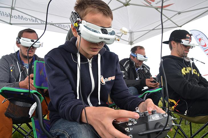 Les concurrents en plein effort.