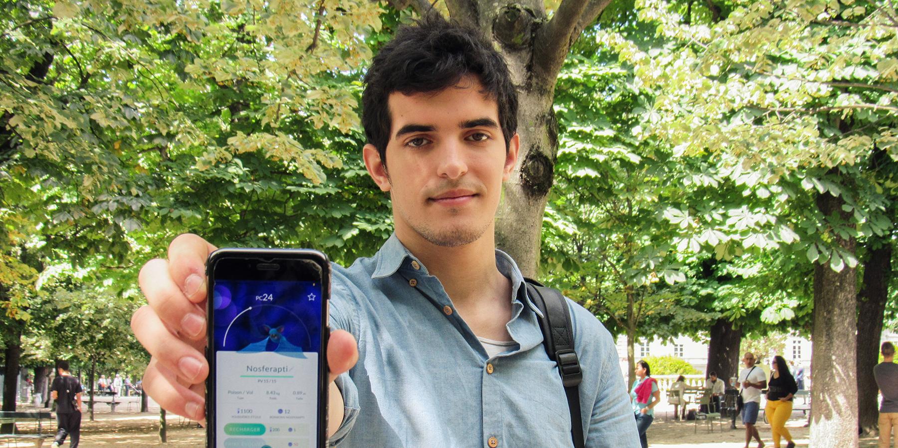 Samy, organisateur de chasse Pokémon