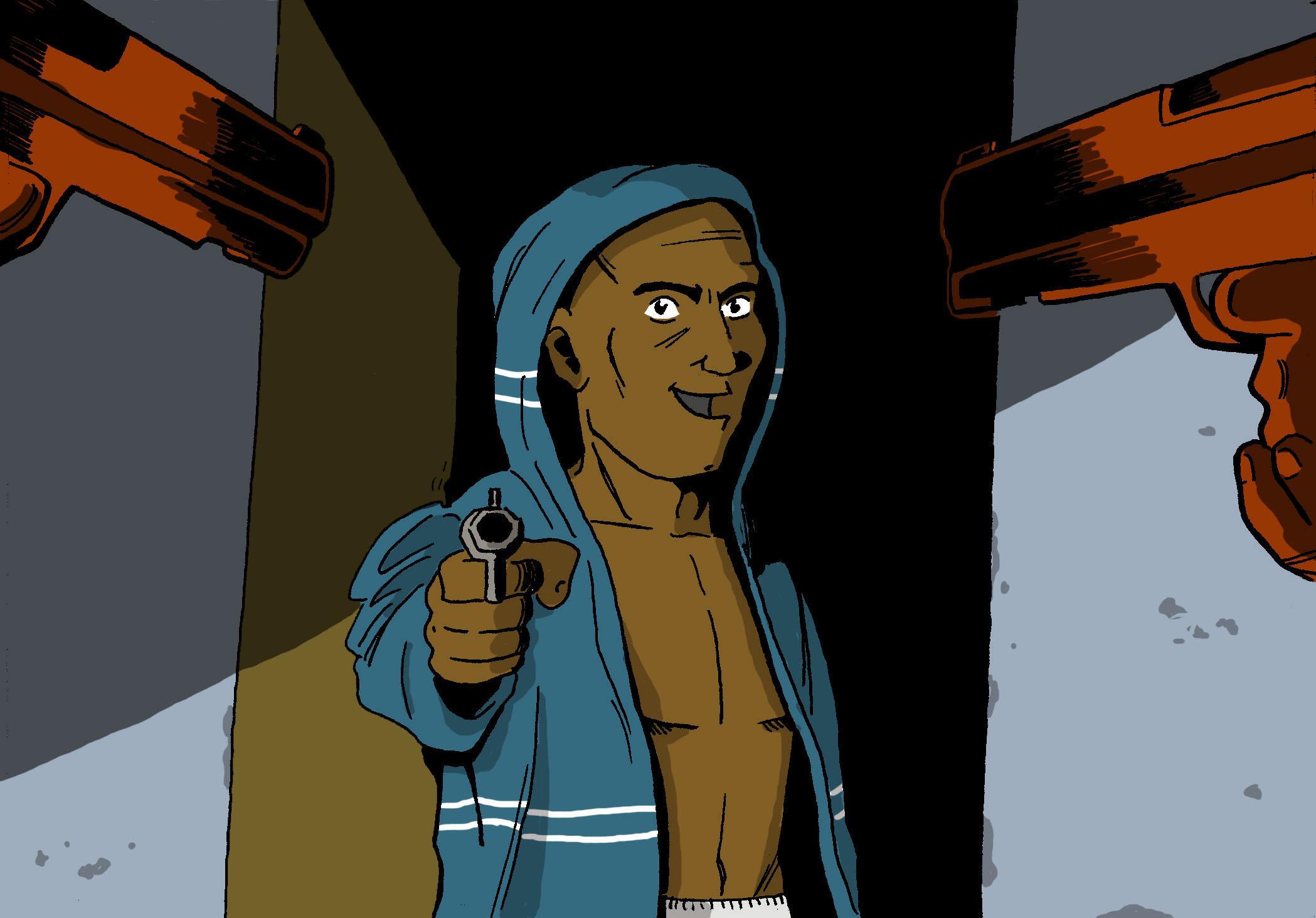 « Attends oh, oh, c’est la police, c’est nous ! 