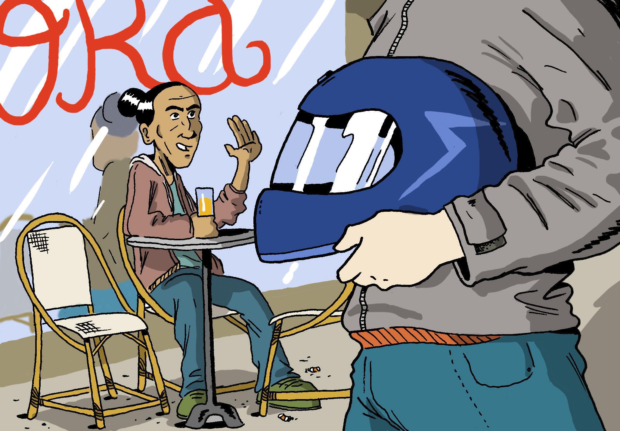 Quand Flico et Cracko se rencontre pour la première fois autour d'un café