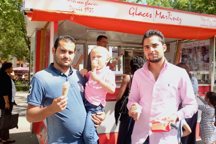 L'homme et sa gaufrette