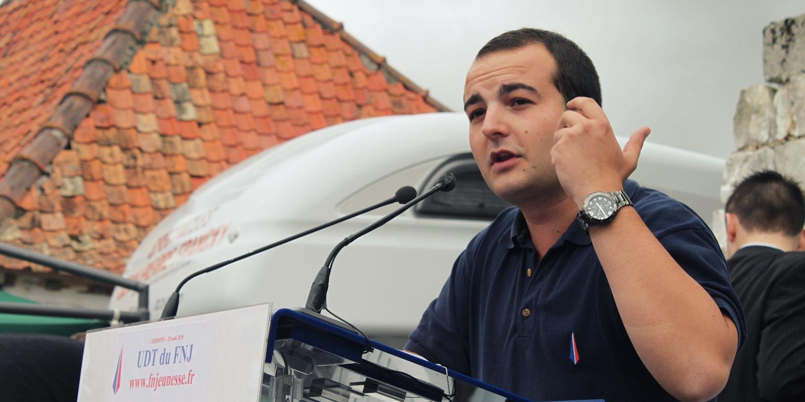 David Rachline, un ancien proche de Soral nommé directeur de campagne de Marine Le Pen