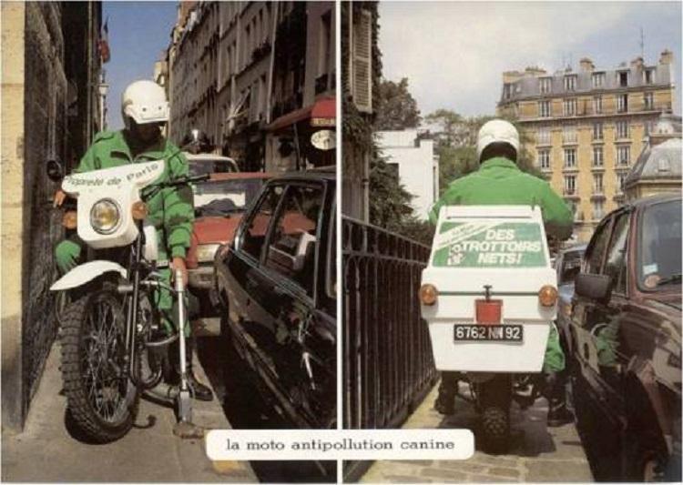 La motocrotte, une création signée JC Decaux et Yamah