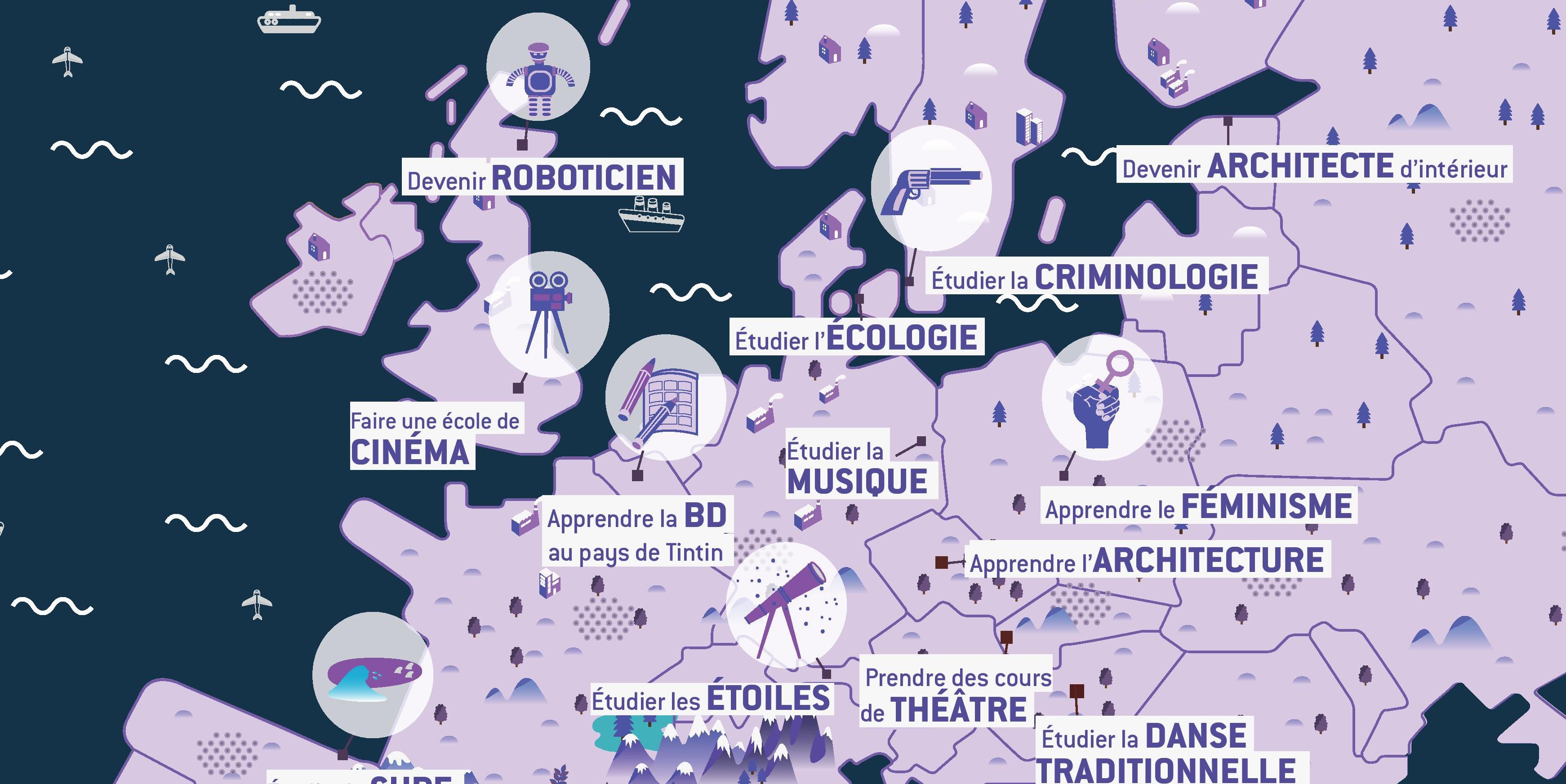 Les 20 formations les plus cools d’Europe ouvertes aux Français