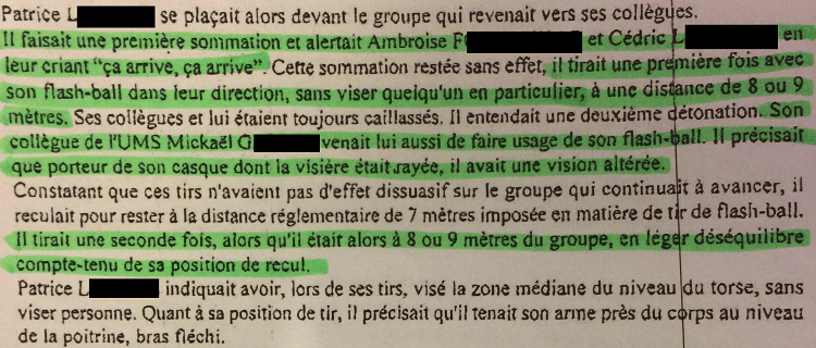 Extrait de l'ordonnance de renvo