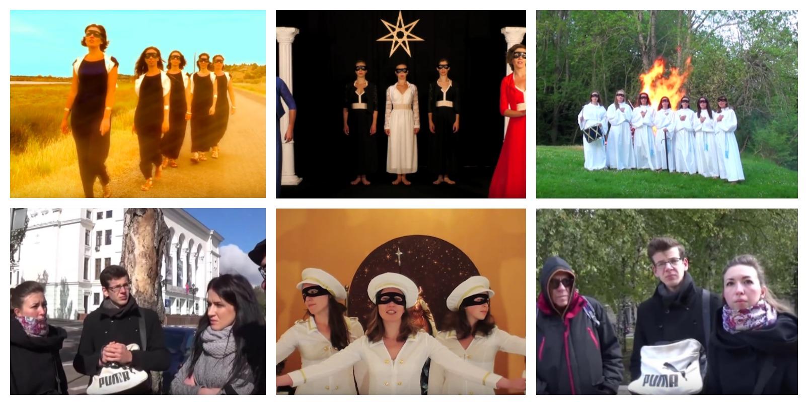 Ukraine : le girls band d’extrême droite Les Brigandes en voyage dans le Donbass