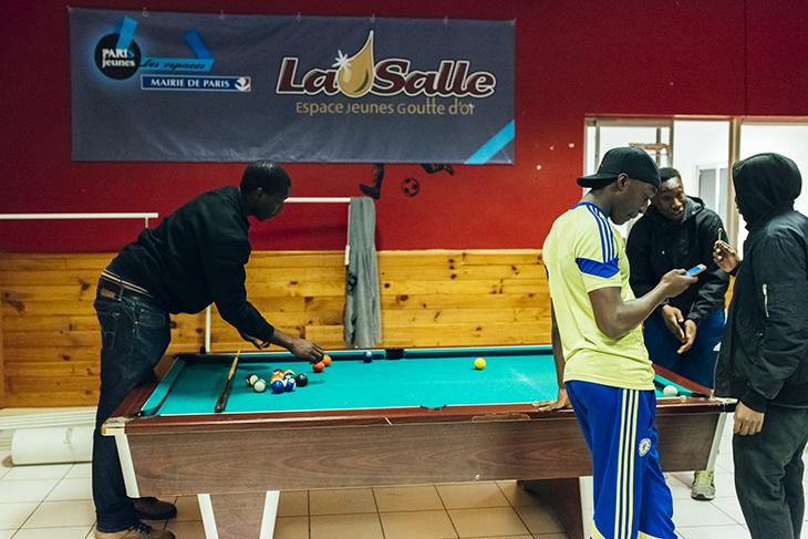 Bonne ambiance à l'Espace Jeune.