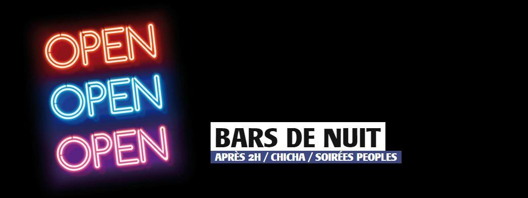 Le guide des bars de nuit à Paris