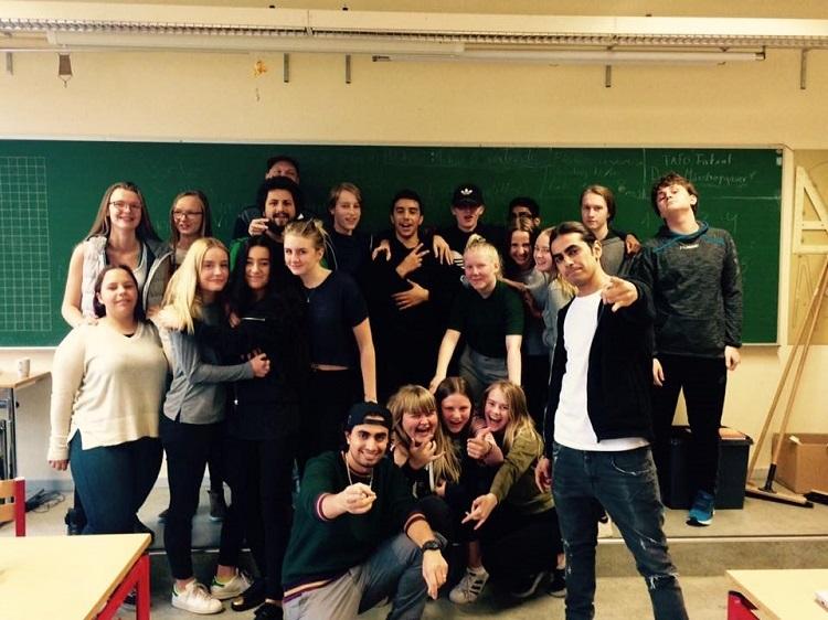 Mohamed et plein de Danois