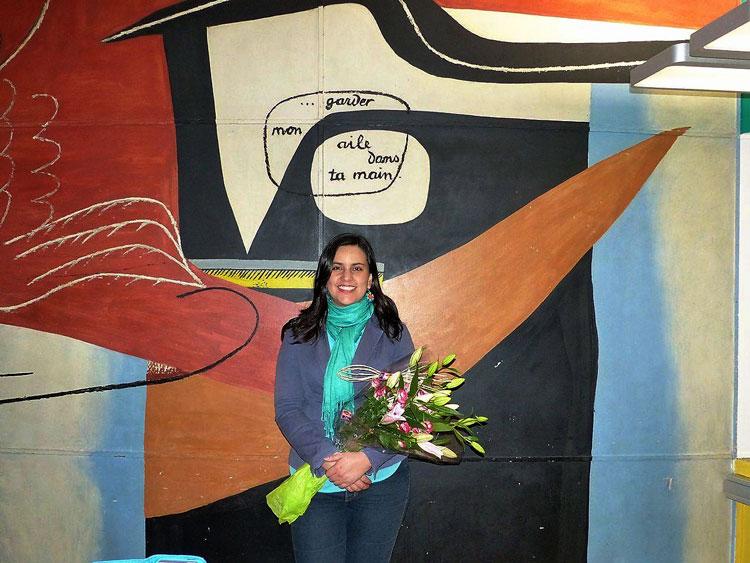 Jeune fille en fleur