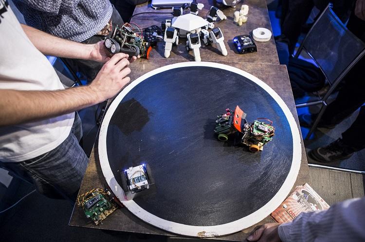 L'arène où ont lieu les combats