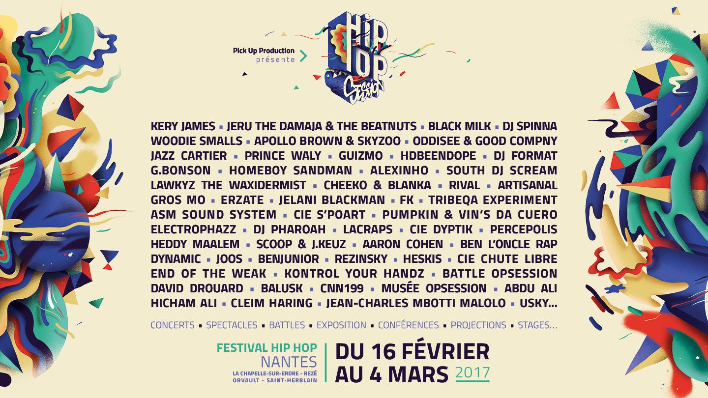 Festival Hip OPsession | Nantes | Du 16 février au 4 mars