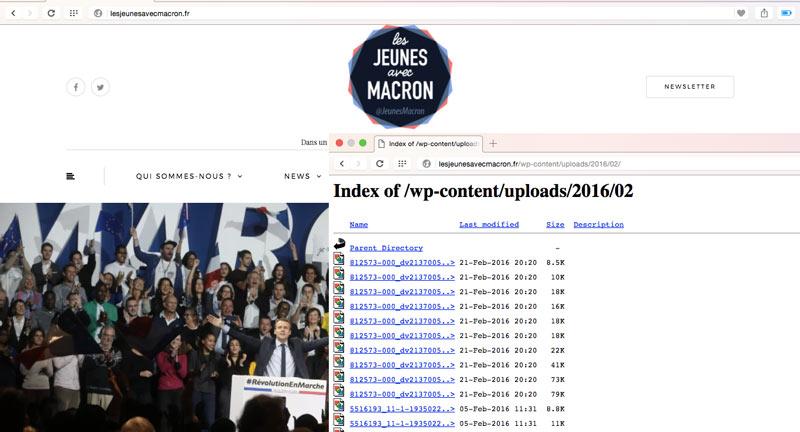 Une petite visite dans le site des jeunes avec Macron ?