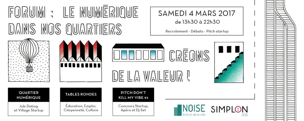 Forum : Le numérique dans nos quartiers | Créons de la valeur!  Montreuil