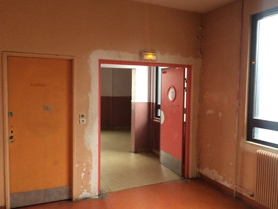 Couloir du collège Henri Barbuss