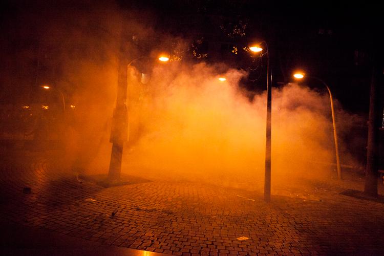 Plus personne dans la plac