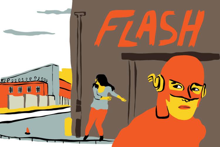 « - Maintenant, tu vas devoir courir aussi vite que Flash, tout de suite ! Tu es prêt ? » « - Oui maman ! *voix héroïque* 