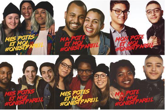 Des visuels de la campagne participative de SOS Racism