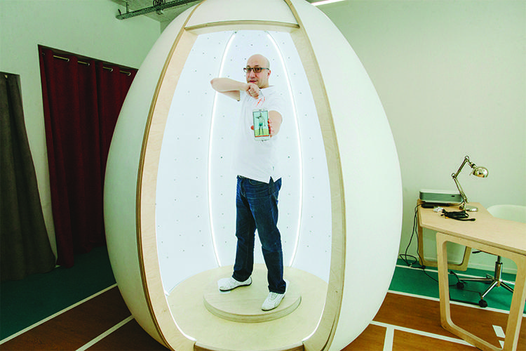 L’œuf qui qui réalise votre avatar en 3