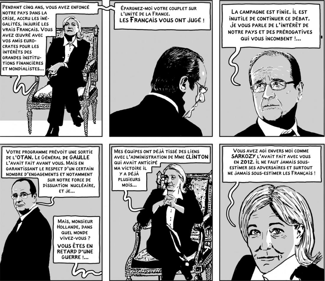 Extrait de la BD La président