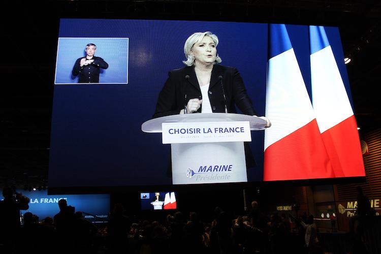 Marine Le Pen version grand écran.