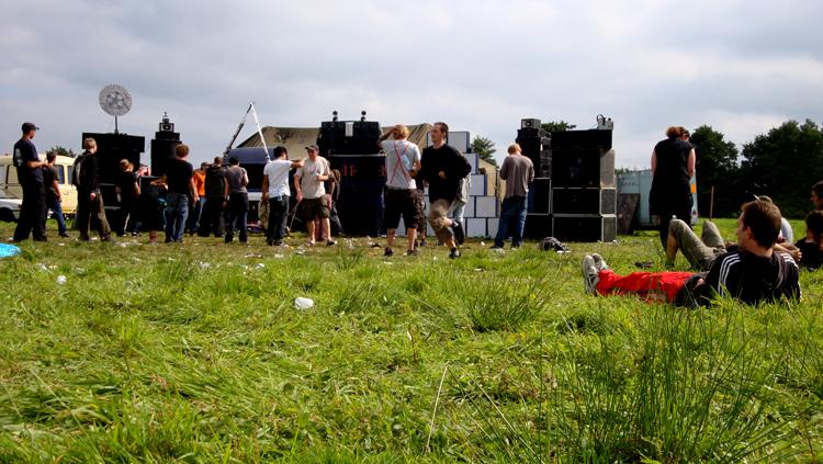 Des teufeurs au Dutchtek à Assen (Pays-Bas)