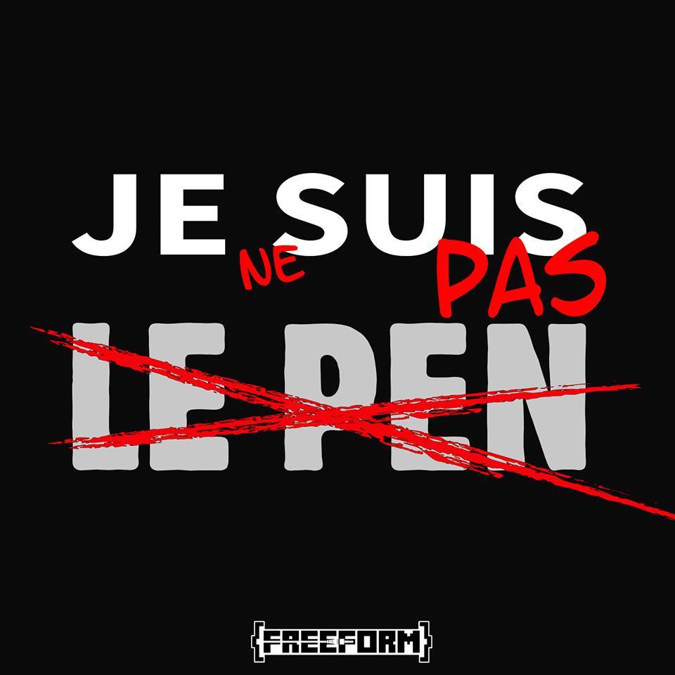 L'association Freeform a publié un visuel et une tribune pour dissuader ses adhérents de voter FN.