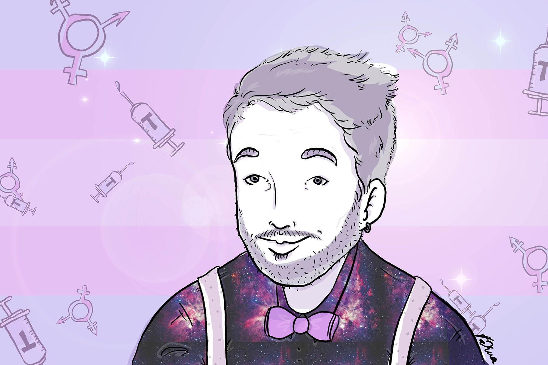 Adrián de la Vega, youtubeur trans 