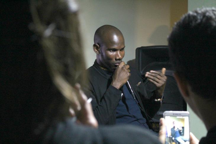  Lassana Bathily en pleine explication