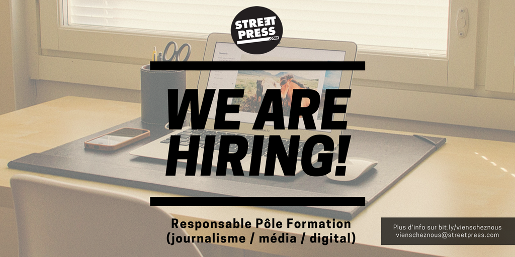 StreetPress recrute son/sa responsable du pôle formation