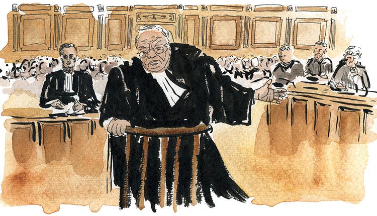 La plaidoirie de la défense était tendue