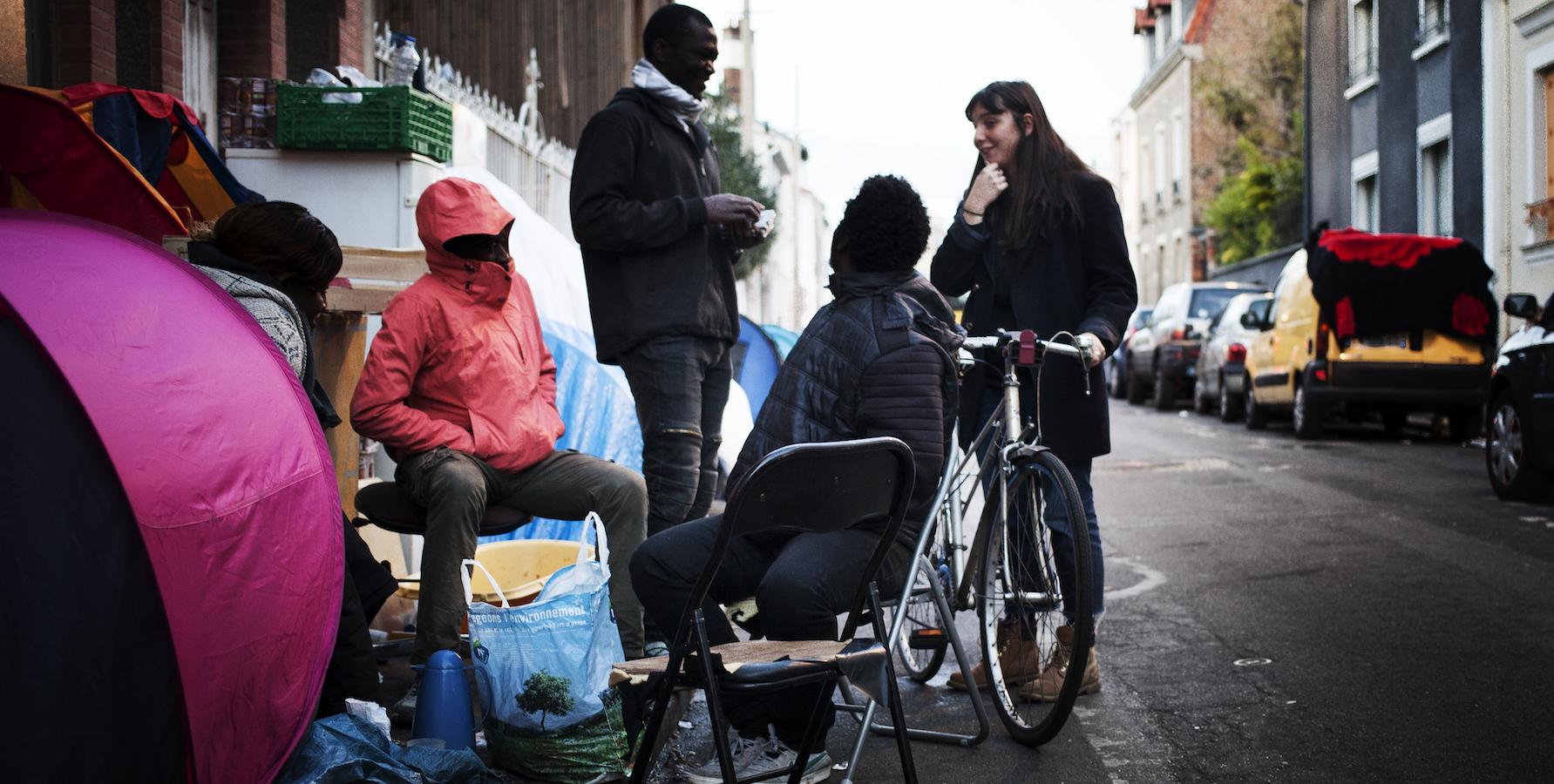 A Montreuil, les habitants solidaires des sans-pap’ expulsés par la municipalité