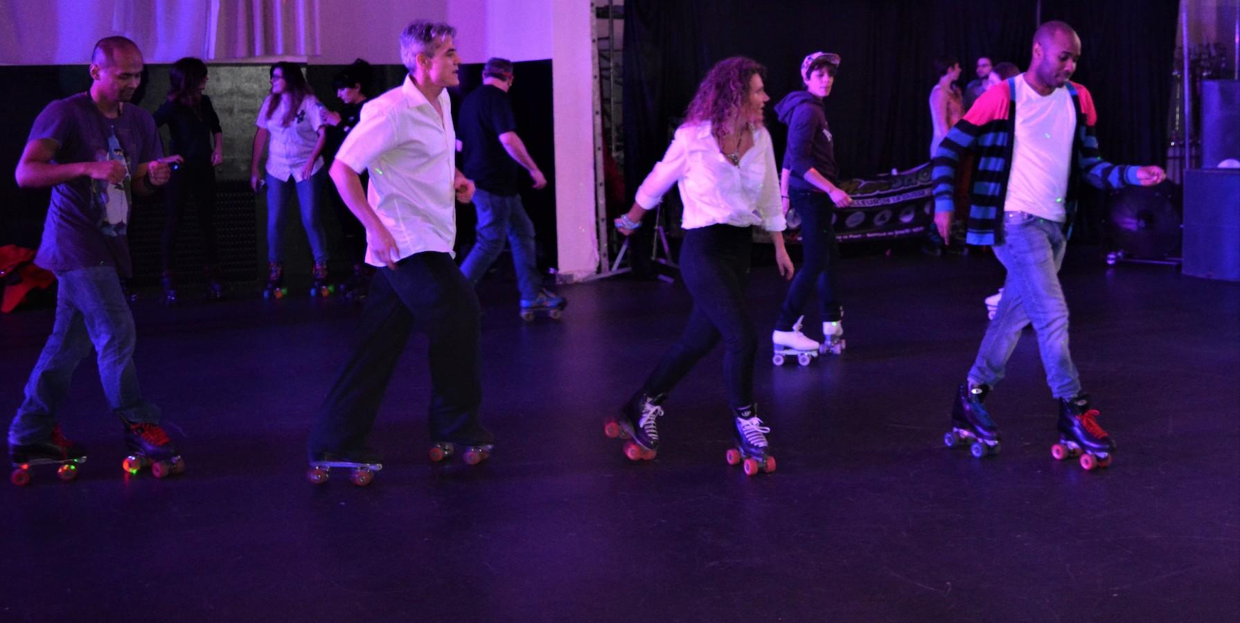 Avec les fadas de Roller Dance