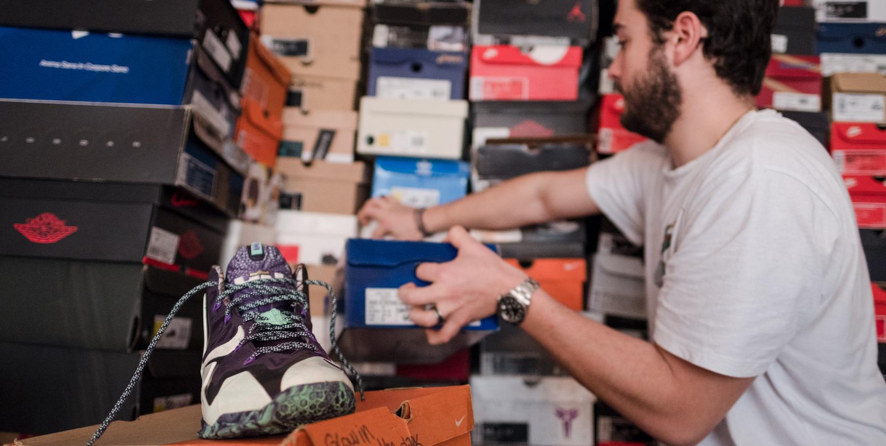 Dans le placard des passionnés de sneakers