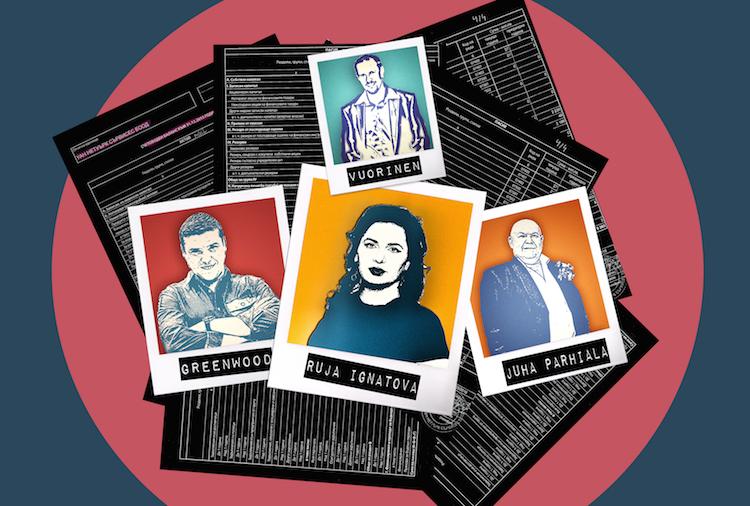 Ruja Ignatova et ses lieutenants.