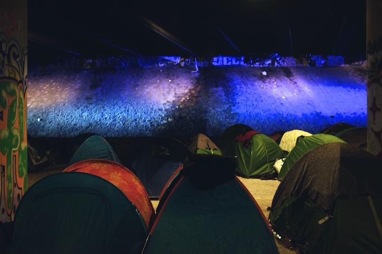 Sous le pont du Canal Saint-Denis
