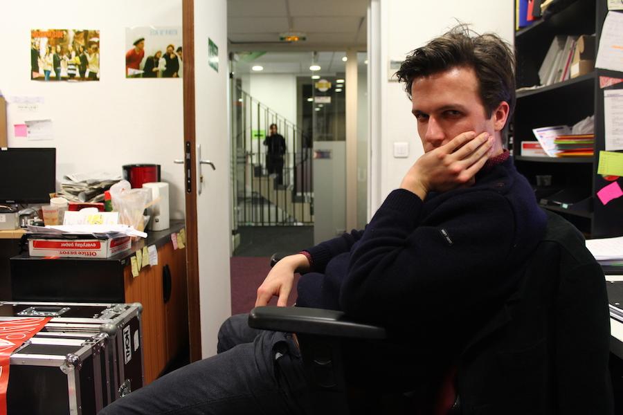 L'autre Maxime, chargé de développement, et son meilleur regard.