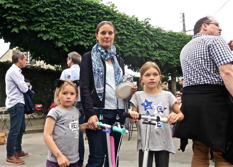 Virginie et ses deux filles