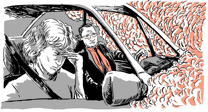 "Pendant tout le trajet, il m’a demandé si j’étais fidèle à mon mari.