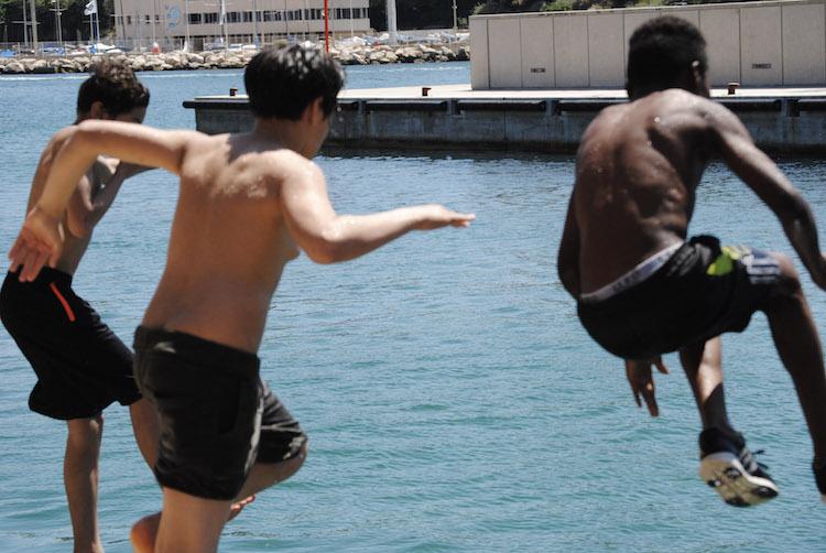 Le plongeon version minot