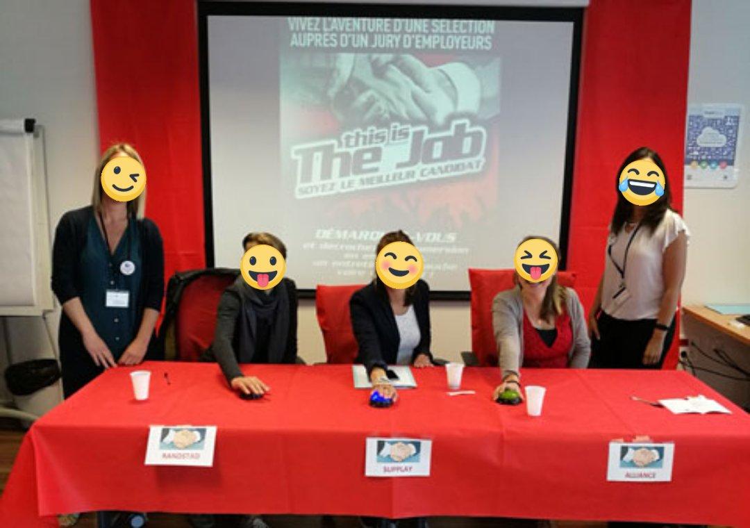 Des recruteurs contents de jouer :