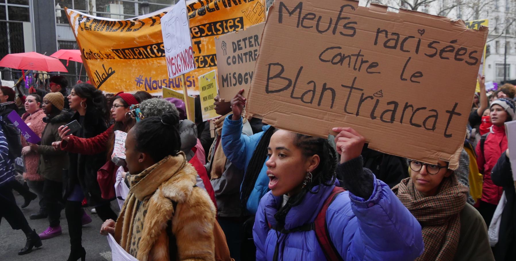 Racisées, queers et prostituées prennent la tête de la manif #NousToutes
