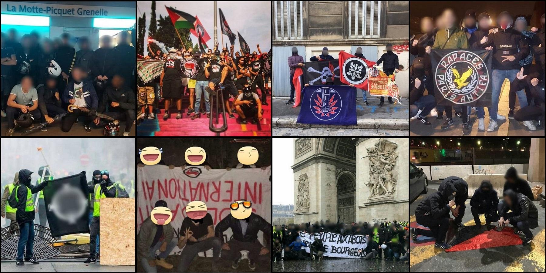 Dans les manifs de gilets jaunes, la guerre souterraine entre « antifas » et « fachos »