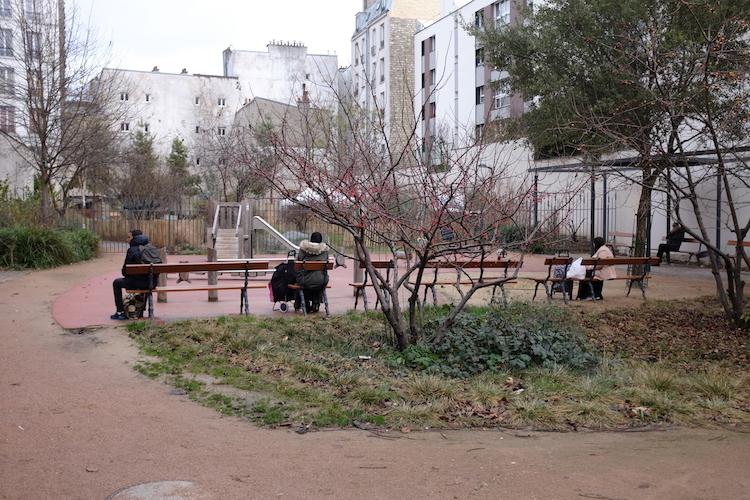 L'ancien square des mineurs à deux pas de La Chapelle